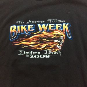 Harley Davidson 2008 Daytona bike week double side logos XL